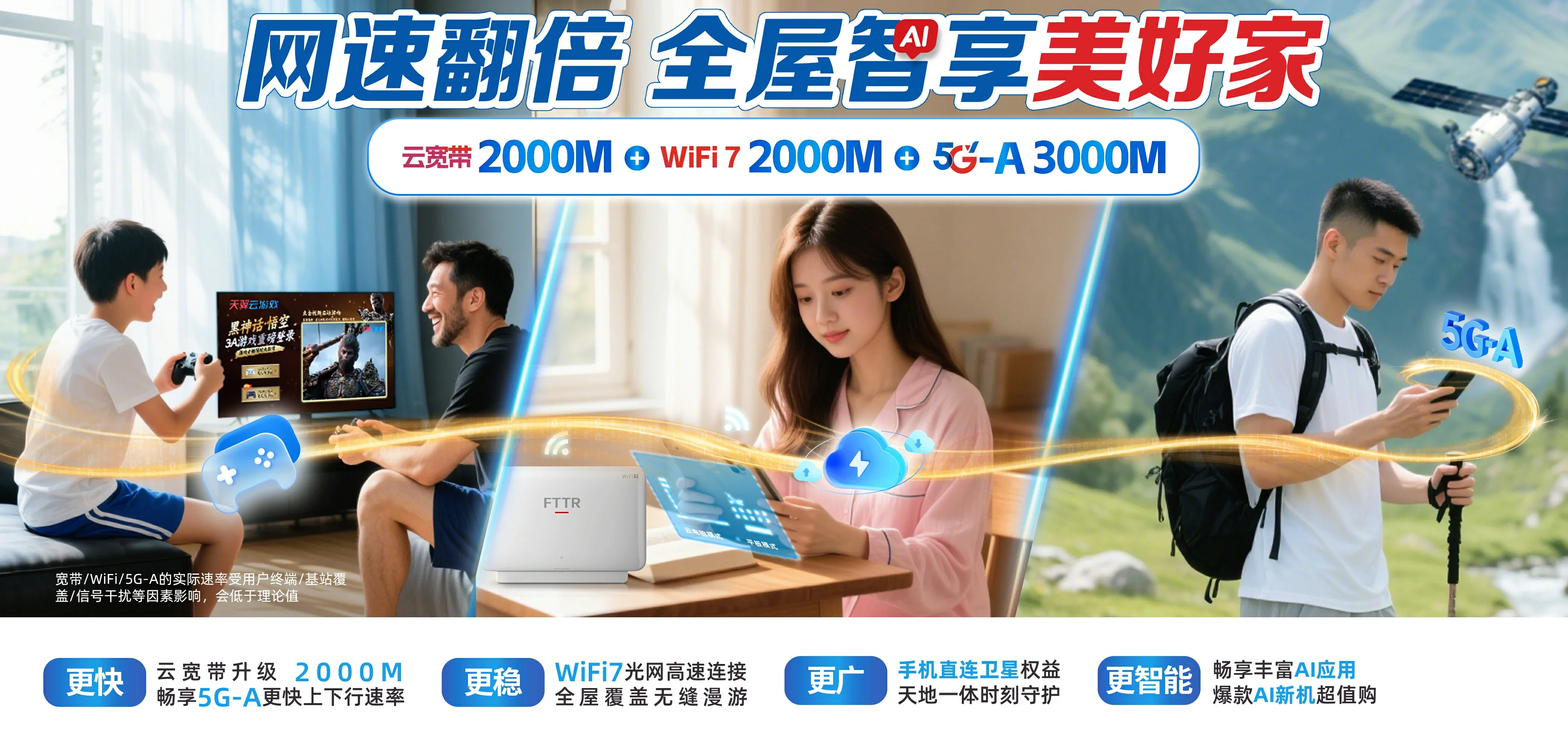 中国电信 洛宁县电信宽带 宽带套餐